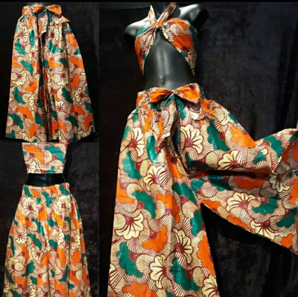 2 piece palazzo pants set